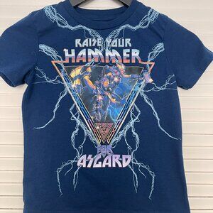 Marvel Thor Blue T-Shirt | “Raise Your Hammer” Graphic Tee